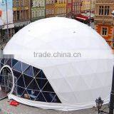 Geodesic Dome Tent Event Dome Tent White PVC Cover 8m Diameter Tarpaulin for Sale