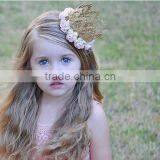 Hot-sales Kids Large Crown Headband Colorful Crown Flower Headband Wh-1795 thumbnail-4