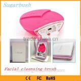 Popular Electric Face Brush Vibrating Facial Massager Silicone Face Cleaning Brush thumbnail-2