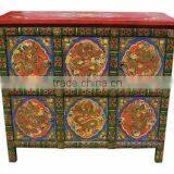 Chinese Antique Tibetan Cabinet thumbnail-1