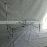 Korea Brushed Silver Handy Garden Folding Picnic Table thumbnail-1