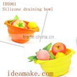Silicone Draining Bowl As Seen On TV 2013 New Arrival Products Retractable Bowl Basket thumbnail-1