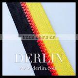 Germen Flag Contrast Colour Plastic Resin Vislon Delrin Zipper thumbnail-1
