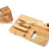 2 in 1 Charger Holder For Apple Watch Stand Bamboo Wood,For Dock thumbnail-5