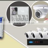 Home surveillance Poe CCTV kit with 4 network IP cameras Face recognition