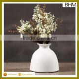 Home Decor Hot Selling Ceramic Vase/ White Ceramic Flower Vase Small/table Desk Decor thumbnail-1
