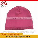 Custom Logo Winter Beanie Hat Womem Chunky Knit Warm 100% Cotton Beanie Cap thumbnail-5