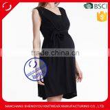 Maternity Casual Pregnant Jersey Dress Clothes thumbnail-1