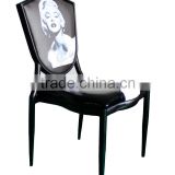 2015 New design antique style leather dining chair / living room chair / home furniture