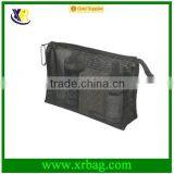 Nylon Balck Mesh Cosmetic Bags/mesh Cosmetic Bag Black Shenzhen Factory thumbnail-1