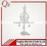 Traditional Holiday Decorative Glass Christmas Tree With Nice Pendants
