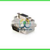 Right Angle DB9 to DB9 Serial Cable Adapter Male to Female