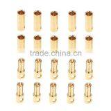 Copper Bullet 5.0mm Banana Plug Connectors Male Female for RC Motor ESC Battery Part thumbnail-3
