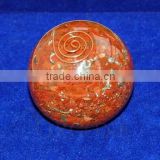 Red Jasper Orgonite Ball | Orgone-Orgone Energy Red Jasper Healing Sphere | Orgone-Manufacturer-Supplier