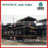 Low Price High Quality New 3 Axle 20ft 40ft Container Flatbed Semi Trailer for Sale Quality Choice thumbnail-4