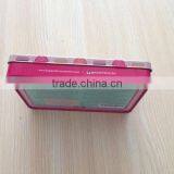 Cosmetic Packaging Design Tin Box With Hinged Lid Square Tin Box