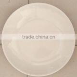Pure White Blank Round Melamine Plate PL-22