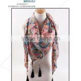 Promotions!Wholesales 2015 fashionable pashmina scarf noble voile scarf with cashmere scarf
