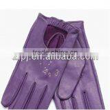 2016 New Design Genuine Sheepskin Summer Fashion Driving Gloves