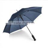 23 INCH 8 Rib Auto Open Firberglass Rib Mono Color Umbrella Quality Umbrella With Black EVA Straight Handle thumbnail-2