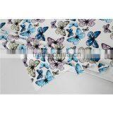 Beautiful Butterfly Design Stretch Polyester Spandex Custom Print Moss Crepe Knit Fabric thumbnail-2