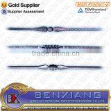 2014 China Producer Manufactucturer Factory Sand Hand Hammered Blasting Iron Wrought Iron Picket for Iron Gate Fence ,railings thumbnail-1