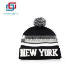Hot Sale Acrylic Knitted Winter Hat With One Ball