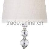 11.22-1 Slim-line and Gracious Profile Sits Atop a Round A Cool and Chic Look Stacked Ball Acrylic Table Lamp thumbnail-1