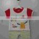Children Short Sleeve T-shirt and Shor Pant. thumbnail-1