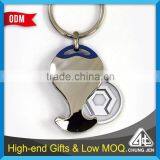 Souvenir Shiny Effect Particular Shape Euro Coin Keychain thumbnail-2