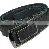 40mm Black Braided Webbing Men Rope Belt thumbnail-1