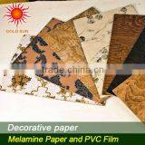 Wood Grain Decorative Paper For Chipboard,HPL,MDF,Flooring