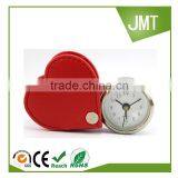 2016 New Item Heart Shape Pretty pu Leather Alarm Clock thumbnail-4