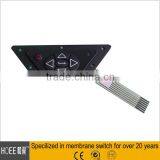 Flexible Cable Custom Made Tactile Silicone Membrane Keyboard