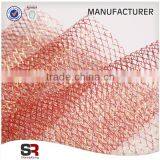Red Color Polyester Lozenge Mesh