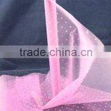 Bronzed Power Glitter Fabric Organza