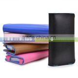 For Samsung S4 Wallet Black Clutch Carrying Cover Case With Built-In Credit Card Slots