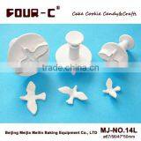 Large Bird Shape Cake Decorating Plunger Cutters, Sugarcraft Plunger Cutters thumbnail-1