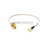 Coaxial pigtail 25cm MCX plug to RP-SMA female jack