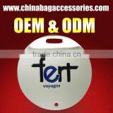 Custom High Quality Cheap Silver Metal Luggage Fashion Tags for Sell thumbnail-1