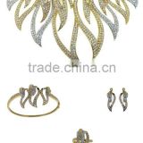 18k gold wedding jewelry set QF131