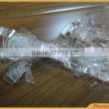 Clear One Shoulder Dance Sports Bra Tops thumbnail-1