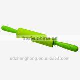Silicone Rolling Pin With Plastic Handle