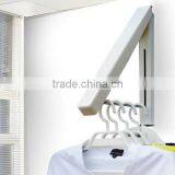Quick hidden Closet wall clothes hanger can hang 8-10pcs clothes