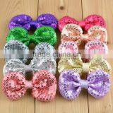 Sequins Tie Headband Hair Accessories, Bowknot, Whimsy Exaggerated Big Bow Tie thumbnail-3