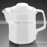 600ml Plain White Nice Elegant Graceful Design Bone China Coffee Pots For Hotel And Restaurant thumbnail-1