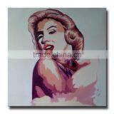 Modern Woman Sex Photo Portrait Oil Painting on Canvas thumbnail-1
