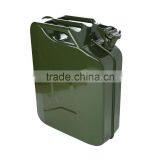 5 Gallon Jerry Can Gas Fuel Steel Green NATO Style 20L Storage Tank W/Spout thumbnail-2