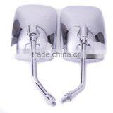 Rectangle Side Rear View Mirrors For YAMAHA XV1100 XVS1300 400 DS400 XV1900 1700
