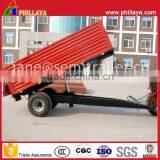 Heavy Duty Tractor Hydraulic Tipping Trailer For Farming Agriculture Use thumbnail-1